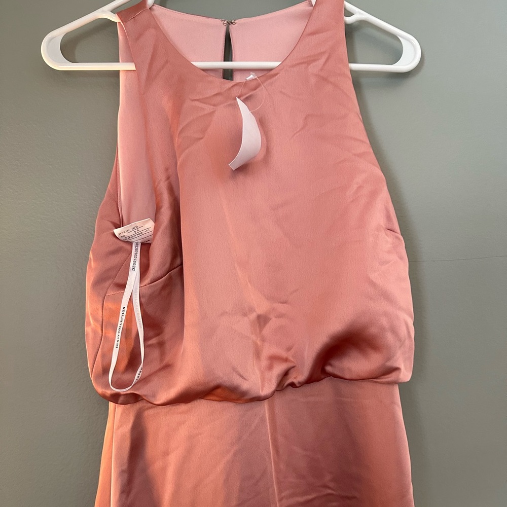 NWT Dressy Formal Blouson Gown Desert Rose Size 6 - Picture 5 of 7